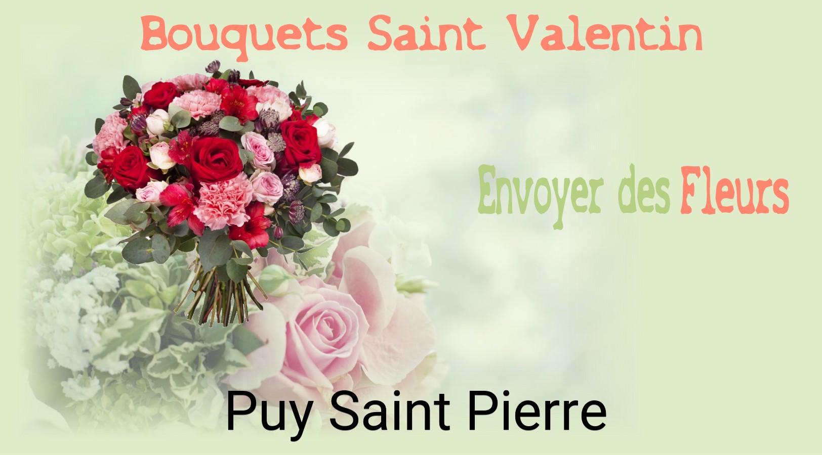 Roses de Saint-Valentin livrées à Puy-Saint-Pierre